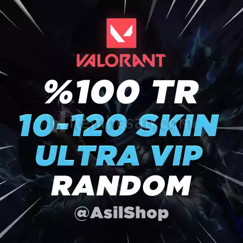 1 ÖDE 2 AL VALORANT TR SUNUCU 10 120 Skinli Random Hesap Satın Al