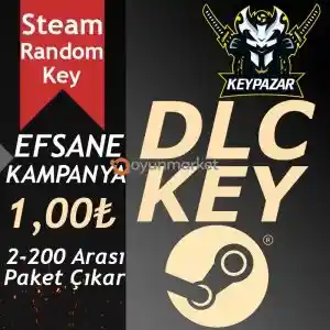 Steam Random Key DLC 2-200TL Paket Çıkar HEDİYELİ!