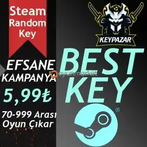 Steam Random Key BEST 70-999 TL Oyun Çıkar HEDİYELİ!