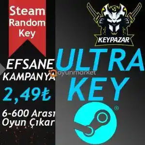Steam Random Key ULTRA 6-600 Oyun Çıkar HEDİYELİ!