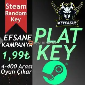 Steam Random Key PLAT 4-400 Oyun Çıkar HEDİYELİ!