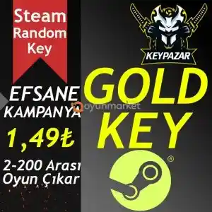 Steam Random Key GOLD 2-200 Oyun Çıkar HEDİYELİ!