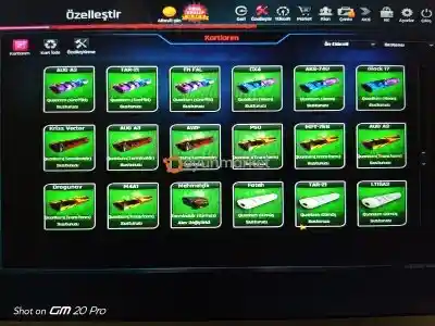 Pazarlık Vardır !!! Hesapta 150 Adet Destansı Vardır .75 Adet Quantum Var Aug ,MPT-76 ,AWP, M93R, GLOCK, +lar Vardır Sık kUllanılan Silahlarda Var Alıcıya Video Atıcam