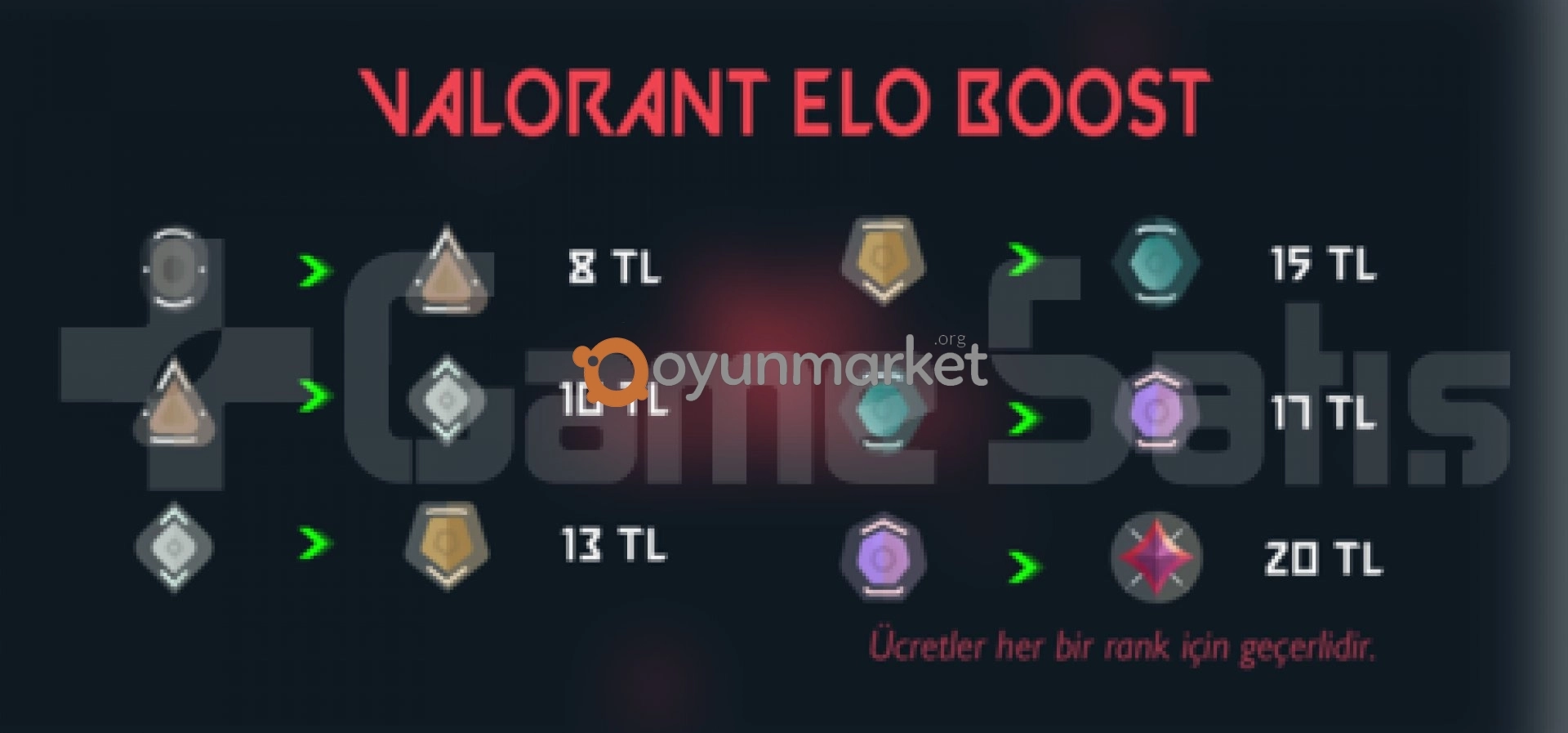 ⭐Valorant Elo Boost ve Hesap Satışı⭐ 