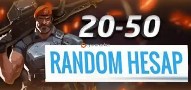 20-50 SKİN ARASI RANDOM HESAP