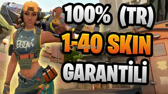 100% (TR) 1-40 Skin Garantili Valorant Random Hesaplar (Açıklamayı Oku)