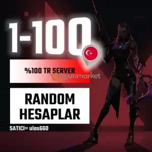 1-100 SKİN ✅ MAİL DEĞİŞİR ✅ TR SERVER ✅ RANDOM HESAPLAR - Valorant