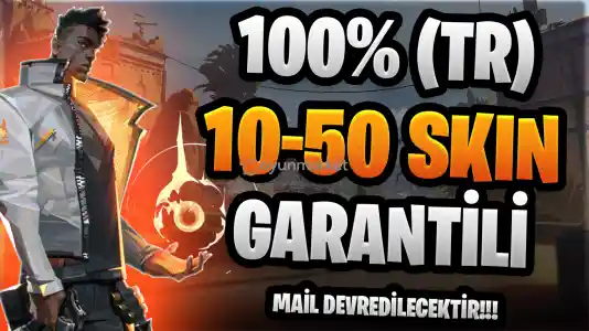 100% (TR) 10-50 Skin Garantili Random Hesaplar(Mail Devredilecektir...)(Açıklamayı Oku)