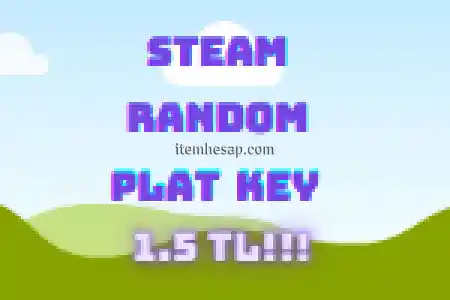 18 TL ÜZERİ ÇIKMA GARANTİLİ STEAM RANDOM KEY