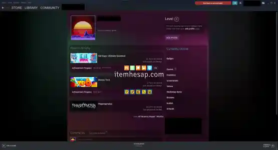 Fall Guys + Phasmophobia + Bloons TD 6 Steam Hesap