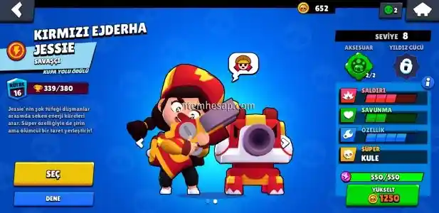 Brawl Stars 14k kupa 31 karakter