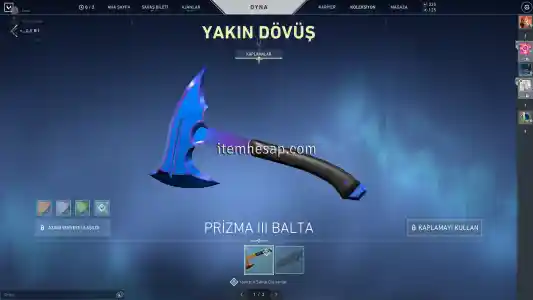 Yağmacılı full karakter prizma 3 bıçaklı hesap