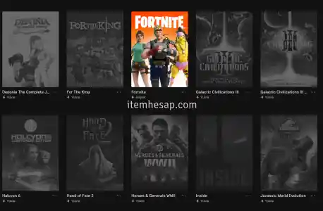 Epic Games Hesap + BİLGİLER DEGİŞİR