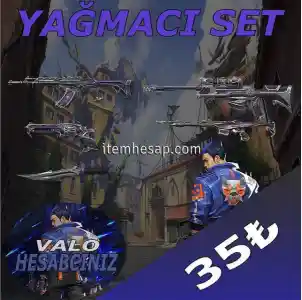 Valorant Yağmacı Set Garantili Hesap