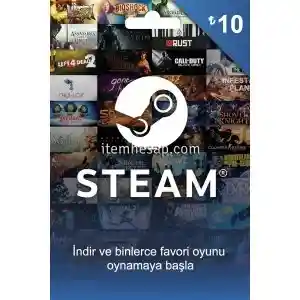 Steam Cüzdan Kodu 10TL