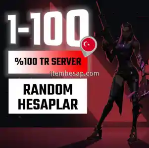 3 ile120 arası random hesap 100% TR sunucusu