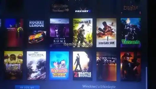 56 oyunlu Steam hesabı