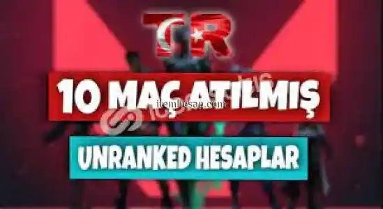 10 maçı atılmış unranked hesap