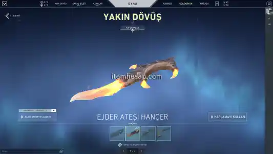 EJDER VANDAL - YAĞMACI VANDAL - ONİ PHANTOM - EJDER BIÇAK - ASİL VANDAL VE DAHA FAZLASI PREMİUM HESAP