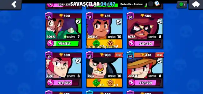 BRAWL STARS  UCUZ YOLU HESAP