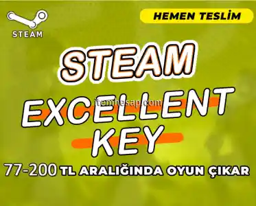 EN AZ 77 TL LİK OYUN EN FAZLA 200 TL LİK OYUN ÇIKAN RANDOM KEY !!!! +500 SATIŞ