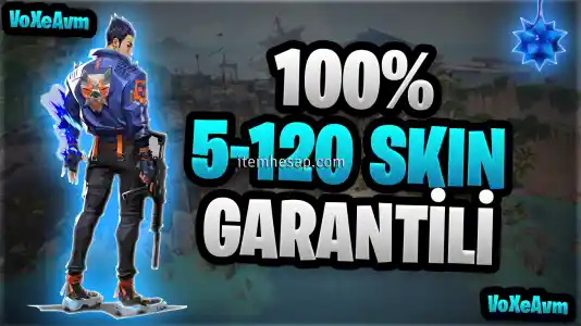 100% 5-120 Skin Garantili Valorant Random Hesaplar