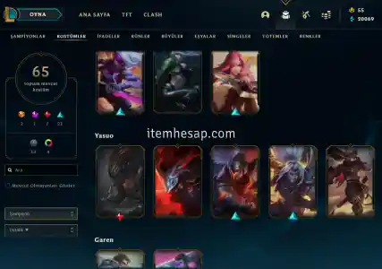 TR 365LVL GOLD 1 KATARİNA YASUO MAİN HESAP