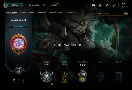 SATILIK LOL VE VALORANT TR HESABI