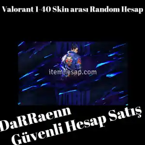 Valorant 1-40 Skinli Random Hesap [Mailsiz]