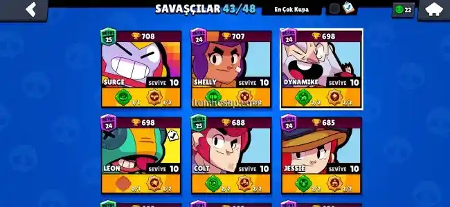 Brawl stars hesabı