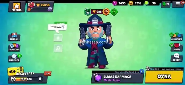 Brawl stars hesabı