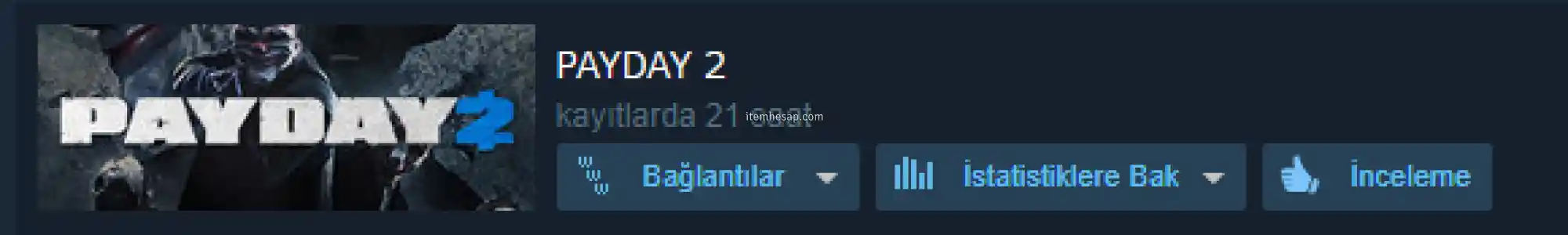 Steam Payday 2 li ve Sniper Ghost Warrior 2 li Hesap!