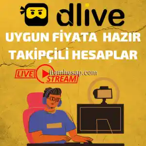 Dlive 250 - 500 - 750 Takipçili Hazır Hesaplar