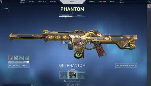 Valorant Bıçak vandal phantom skini ve daha fazlası