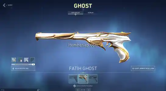 Valorant ghost guardian phantom skini 325vp ve daha fazlası