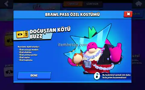 6 KROMATİK 14500 KUPA 38 KARAKTER +BRAWL PASS AÇIK