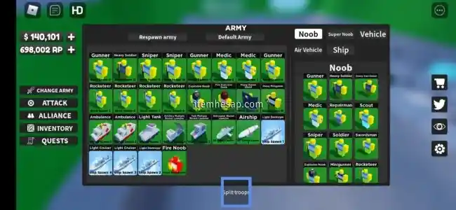 Roblox hesabı satılık