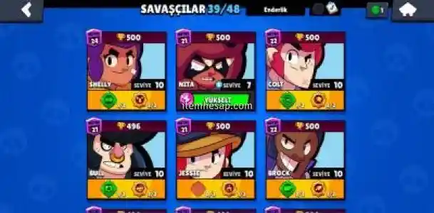 Brawl Stars 17K Hesap Satış