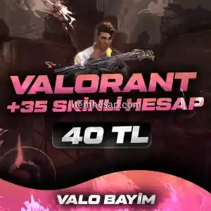 》EN İYİ 》Valorant 35 Skinli Random Hesap 》