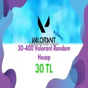 30-400 Skin Random Hesap GARANTİLİ Valorant