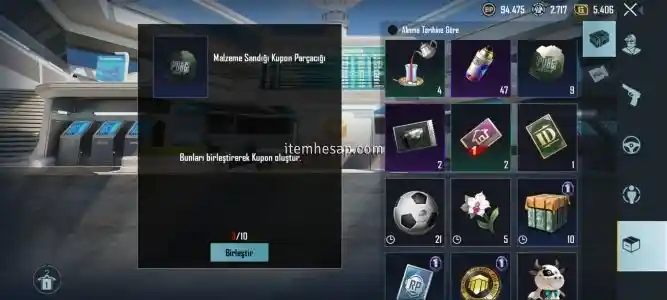 50 level buz diyarlı isim kartlı. Bol skinli bol kıyafetli muhteşem hesap