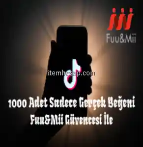 TikTok 1000 Adet Sadece Gerçek Beğeni