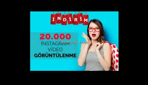 20.000 instagram Video Görüntülenme 20 TL (Keşfet Etkili)