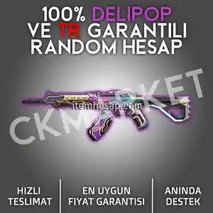 100% TR ve Delipop Garantili Random Hesap