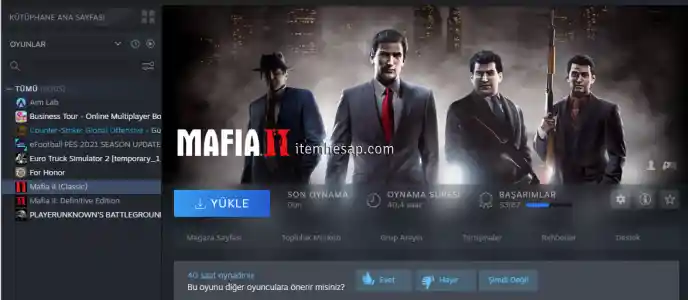 Mafia 2 (classic)li hesap