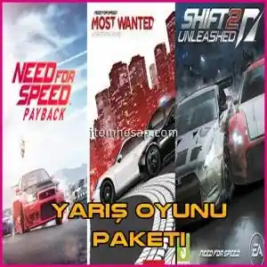 NFS PAYBACK + 4 Adet Yarış Oyunu Paketi! Garanti/Destek