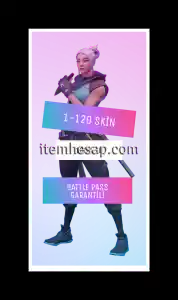 80% TR BATTLE PASS GARANTİLİ 1-120 SKİN 1 ALANA Bİ BEDAVA