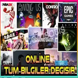 NBA 2K21 + 10 Oyun + Eposta,Şifre Değişir.