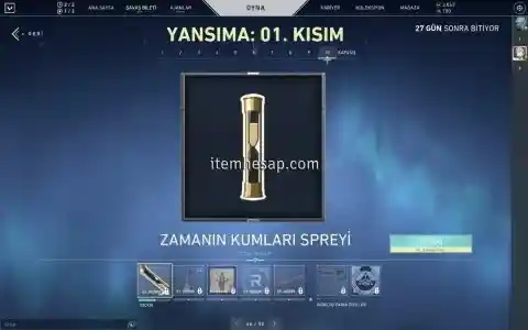 Valorant +500 tl yatırılmış hesap