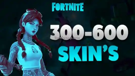 300-600 Skin Fortnite Random Hesap